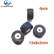 4pcs 13mmx8x2 pinch roller  for Sharp GF777 9292 6060 Sanyo 9494 Sony 190  belt pulley rubber audio 