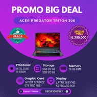 Acer Predator Triton 300 Core i5-9300H 16GB 512GB+512GB GTX 1650 4GB