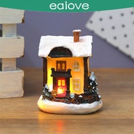 Lighting House Merry Christmas LED Light Decor Xmas Snow House Home Decor Xmas Window Ornament Gift