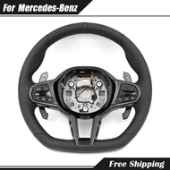 Leather Carbon Replacement Steering Wheel CS Nappa For BMW G14 G15 G16 G20 G30 G31 G32 X3 G01 X4 G02