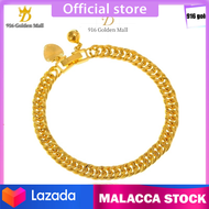 emas 916 original rantai tangan bangles women for indian emas bangkok emas korea cop 916 Jewellery Emas Bangkok Emas Korea 24k Gold Plated Bracelet Gelang Tangan Lipan Padu Clip 0.5CM  gelang tangan perempuan
rantai tangan perempuan bracelet for women