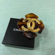 超罕有💕 中古玳瑁襟針 Chanel Vintage Brooch