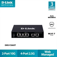 D-Link DMS-F206XT 2-Port 10G + 4-Port 2.5G Web Managed Ethernet Switch