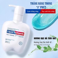 Kem Đánh Răng Liquid Toothpaste Nhật Bản - Kem Fresh Toothpaste Sạch Cao Răng Giảm Ố Vàng Trắng Sáng
