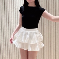 [LUXE.DLABEL] - G87 SKORT | Highwaist skort women's skirt pants women