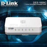D-LINK DES-1005C 5-Port 10/100 Mbps Unmanaged Switch - CG