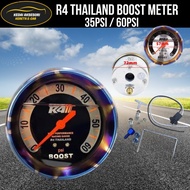 R4 DIESEL 60 PSI 30 PSI Turbo Auto Meter Boost Pressuere Meter Gauge Black/Silver