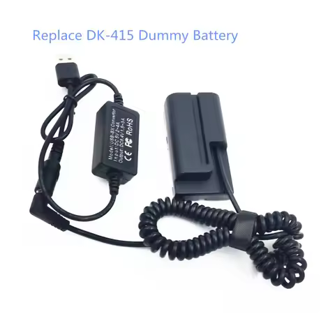 5V USB Charging Cable+NP F Dummy Battery For nx100 Sony PXW-Z150 NEX-FS100 AC-VL1 HXR-NX5 HXR-NX100 