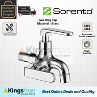 [Kingsman] SORENTO Two Way Tap Stainless Steel 304 Kitchen Tap Bathroom Tap Toilet Tap Multifunction