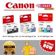 CANON PG47 BLACK / CL57 COLOR / CL57S PG-47 CL57 CANON E410 E400 E460 CANON E470 E480 PRINTER CANON 