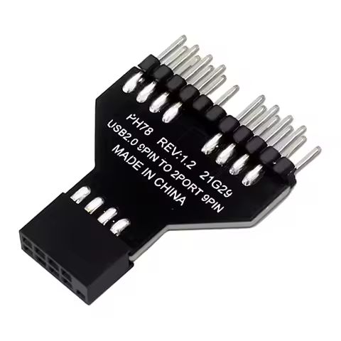 Motherboard USB2.0 9Pin Extension Cable Adapter 1 To 2 USB 2.0 Connector USB2.0 9 Pin To USB3.0 19Pi
