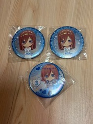 「換/賣」五等分的花嫁 五等分的新娘 五等分の花嫁 三玖 扭蛋襟章徽章