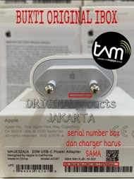 terbaru ORIGINAL APPLE IBOX ADAPTER 20w CHARGER IPHONE 11 12 PRO MAX