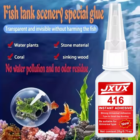 416/480 Fish Tank Aquarium Landscaping Moss Glue Frags Aquatic Water Grass Plant Stick Glue Rock Glu