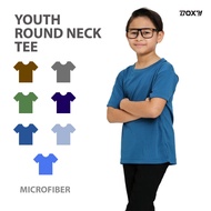 BOXY Baju Budak Microfiber Leher Bulat Lengan Pendek - Kids Microfiber Round Neck Short Sleeve T-shi