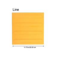 Blind Road Sidewalk 30x30 Safety Rubber Tile Guiding Block Blind Road Paving Kuning Sidewalk Tactile