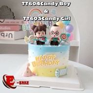 CANDY BOY |CANDY GIRL |TOPPER TOY| DECO KEK