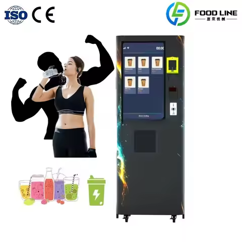 Commercial Protein Powder Shake Vending Machine Automatic Dispenser for Gym Health Club 24/7 Self-Se