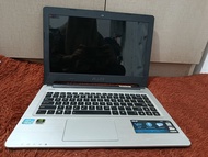 Laptop Asus A46C Windows 10 pro 64-bit Processor Intel core i3-3217U 1.8GHz Ram 8 gb Penyimpa