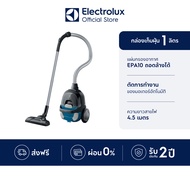 Electrolux เครื่องดูดฝุ่นชนิดกล่องเก็บฝุ่น CompactGo รุ่น Z1230CB สีดำ-น้ำเงิน