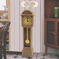 [Loviver] Miniature Grandfather Clock, Miniature Toy Model, Scale 1:12, Mini Retro Grandfather Clock