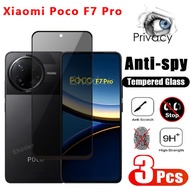 Privacy Tempered Glass For Xiaomi POCO F7 Pro Ultra 4G 5G 2025 Camera Lens Screen Protector Glass Fo
