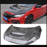 Carbon Fiber Front Engine Hood Cover Bonnet For Honda CIVIC FC1 FK7 FK8 Auto Tuning