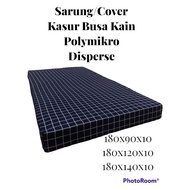 Foam Mattress Cover Zippered PolyMicro Disperse Fabric Size 180x90x10cm 180x120x10 180x140x10