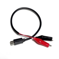 0.5 square thick pure copper Type-C to crocodile clip power cord USB-C revolving clip test 12V5A