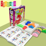 730Baby Kids Play IQ Training Game Mini IQ Car Set Adult Children Intellectual Training Toys Puzzle 