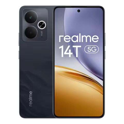 Smartphone realme 14T 5G 8GB/256GB 6.67 AMOLED 120Hz 50Mpix Black