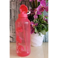Tupperware AquaVibe 2L + Handle & Straw - Pink October