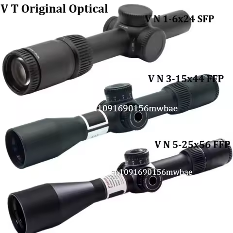 Original Optics V*RT*X 5-25X56 (FFP) Tactical Scope EBR-7C (MRAD) Reticle RifleScope 1-6X24 1-8X24 6
