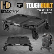 TOUGHBUILT STACKTECH 4 Wheel Cart / Heavy Duty STACKTECH 4 Wheel Cart Dolly / TB-B1-T-10