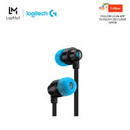 Logitech G333 Gaming Earphones with dual audio drivers in-line mic and volume control compatible wit