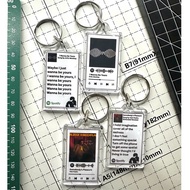 SPOTIFY KEYCHAIN CUSTOM LAGU DAN LYRICS🔥