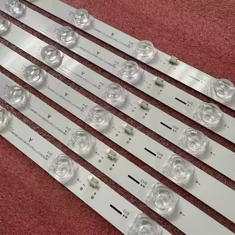 6pcs/set LED Backlight Strip For Toshiba 55Z550MFD HD550H1U71-T0LF LB5509U