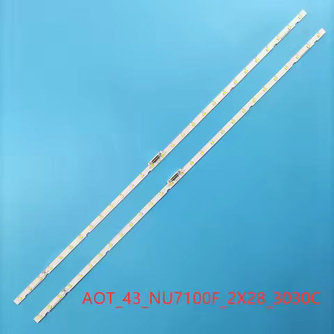 2pcs LED bar UE43NU7140 UE43NU7192U UE43NU7125 UN43NU7100G UE43NU7100 UE43NU7120 UE43NU7170U UN43RU7