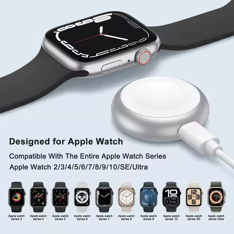 Watch Charger Head For Apple Watch Series Ultra 2 3 4 5 6 7 8 9 10 SE Magnetic Charging Dock For iWa