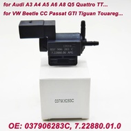 OE Standard 037906283C 7228806 EGR Vacuum Solenoid Valve For Audi A3 A4 A5 A6 A8 Q5 TT VW Beetle CC 