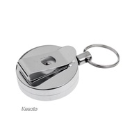 [Kesoto] Retractable Badge Reel ID Holder Fishing Lanyard Reel Security Card Holder