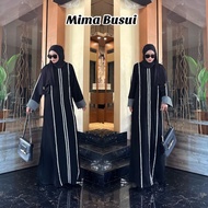 [ Garansi] Abaya Gamis Hitam Turkey Dress Maxi Arab Saudi Bordir Turki