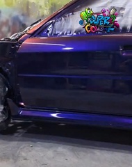 Cat Bunglon super moon light prpule black ungu tapi hitam 100ml gratis cat dasar super colour origin