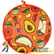 PATH Tortilla Keeper, 12 Inch Size Food Grade Tortilla Warmer Pouch, Premium Reusable Round Shape He