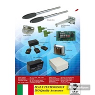 E8 SWING ARM AUTO GATE SYSTEM FULL SET - ISO QUALITY ASSURANCE (ITALY TECHNOLOGY)