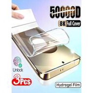 3Pcs Ultra HD Hydrogel Film Screen Protector, Explosion-Proof And Scratch Resistant, Compatible With