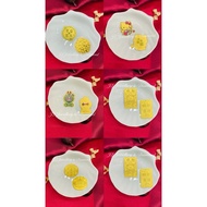 【Ready Stock现货】999/24K Gold 999黄金手机贴 Mobile Sticker Gold Coin Au999