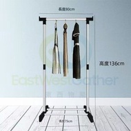 包安裝送貨-晾衫架曬衣架 不鏽鋼掛衣架晾鞋架 不銹鋼單桿不伸縮無輪子 落地簡易晾衣架 收納置物架