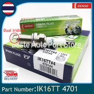 Denso Iridium Twin Tip Original Spark Plug IK16TT (4ชิ้น) #4701สำหรับ Toyota Corolla Altis Vios Yari