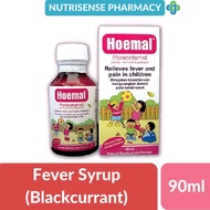Hoemal Paracetamol 250mg 90ml (blackcurrant flavour) (fever)